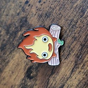 Calcifer Enamel Pin